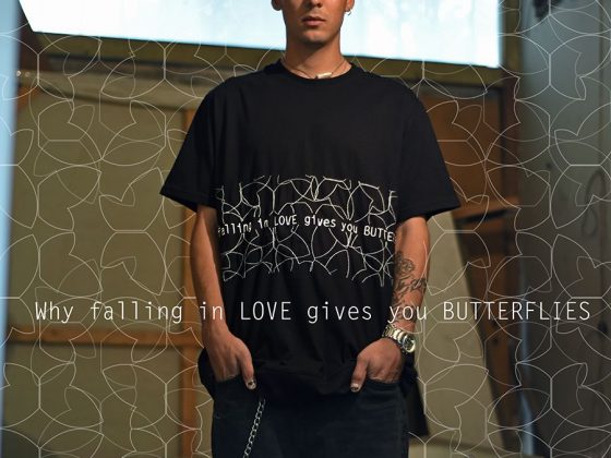why falling in love gives you butterflies/tshirt/t-shirt design/t-shirt idea/love/love t-shirt/maral mahlouji/