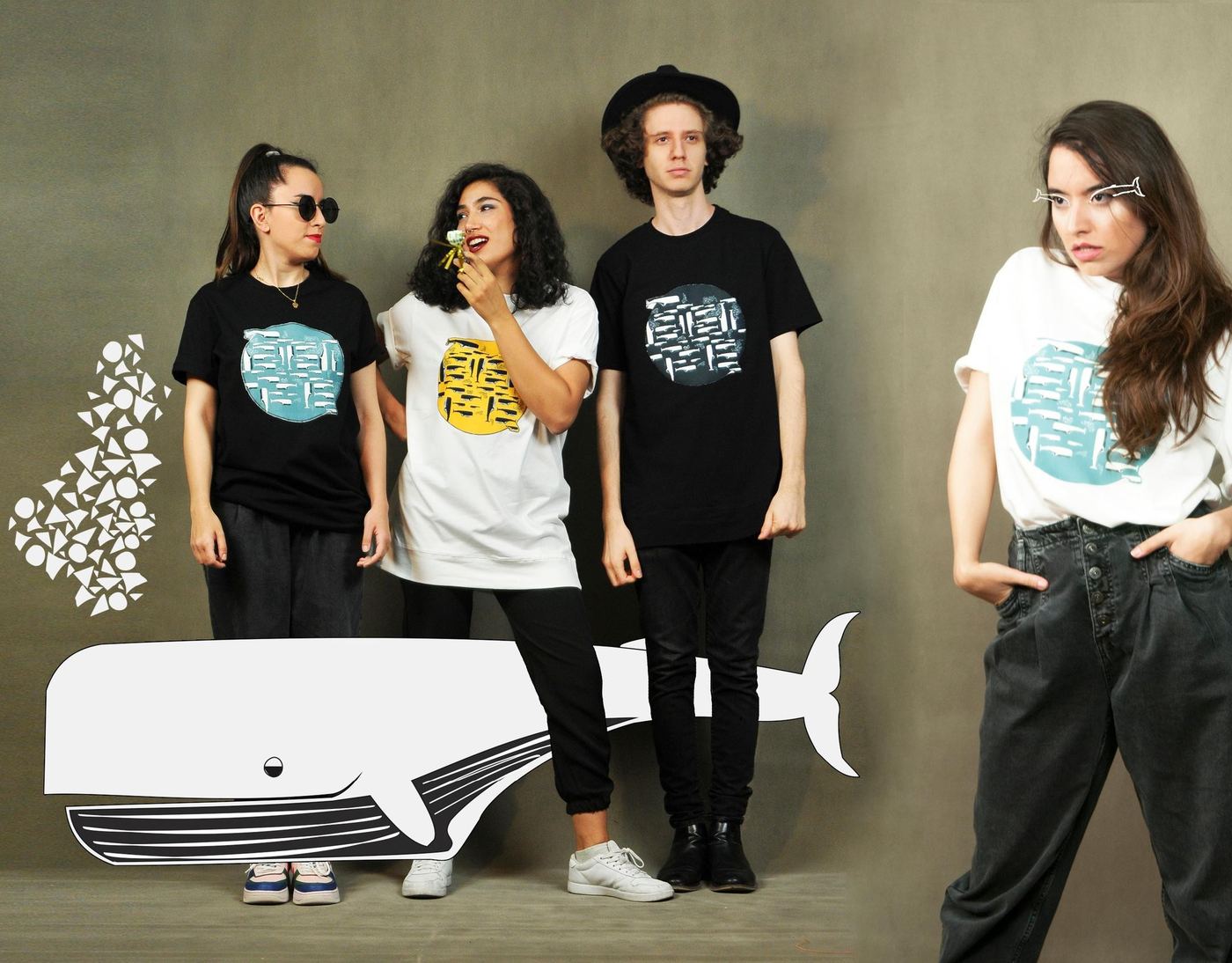 Whale collection campaign shoot